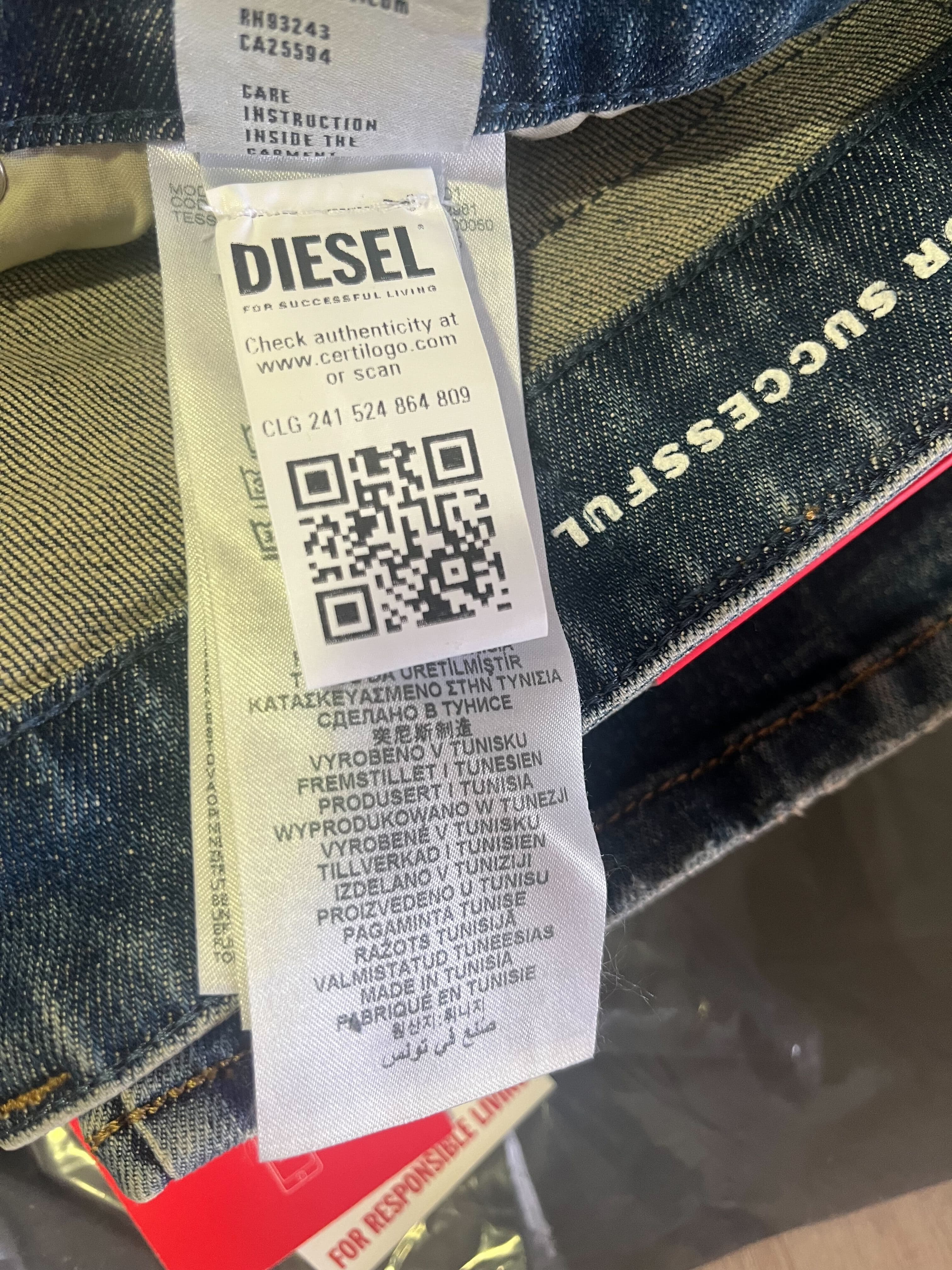 Comment reconnaitre un vrai jean Diesel en un coup d'oeil ?